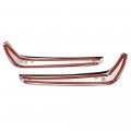 2 Pcs Chrome Trunk Lid Molding Cover Trim Compatible With Honda Cr-v Crv 2017 2018 2019