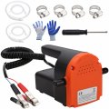 Leadrise 12v 100w Oil Change Pump Extractor Diesel Fluid Scavenge Suction Transfer With Outlet Inlet Hose Screwdriver Oil-proof 