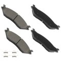 Front Disc Brake Pads Kit D1066-7972 For 2005-2012d F-450 Super Dutyd F-550 2006-2007 For Ford For Lcf 4pct Disc Brake Pads Kit 