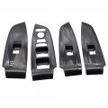 Secosautoparts Carbon Fiber Interior Window Switch Panel Cover Trim Compatible With Honda Accord 2018-2021