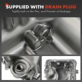 A-premium Engine Oil Pan Sump With Drain Plug Compatible Honda Civic 2006-2011 1 8l