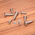 M6x25mm Flat Head Wood Screws 25pcs 304 Stainless Steel Phillips Drive Round Self Tapping For Woodworking Furniture And Diy 