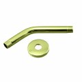 Westbrass D301-1-01 1 2 Ips X 8 Wall Mount Shower Arm With Sure Grip Flange 1-pack Polished Brass 