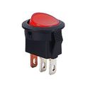 Illuminated Rocker Switch With 12vdc Lamp 