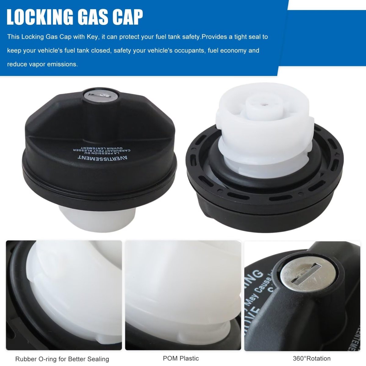 Gas Cap Fuel For Chrysler Chevy Jeep Dodge Tank Caps 05278655ab