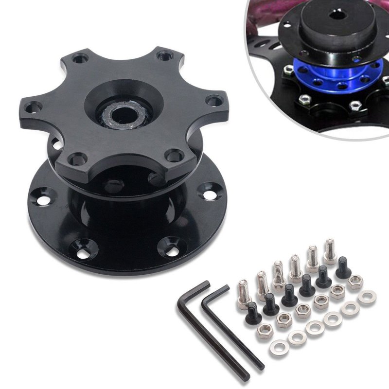 Maso Universal Quick Release Adapter Snap Off Steering Wheel Boss Hub Race Rally Motorsport Black