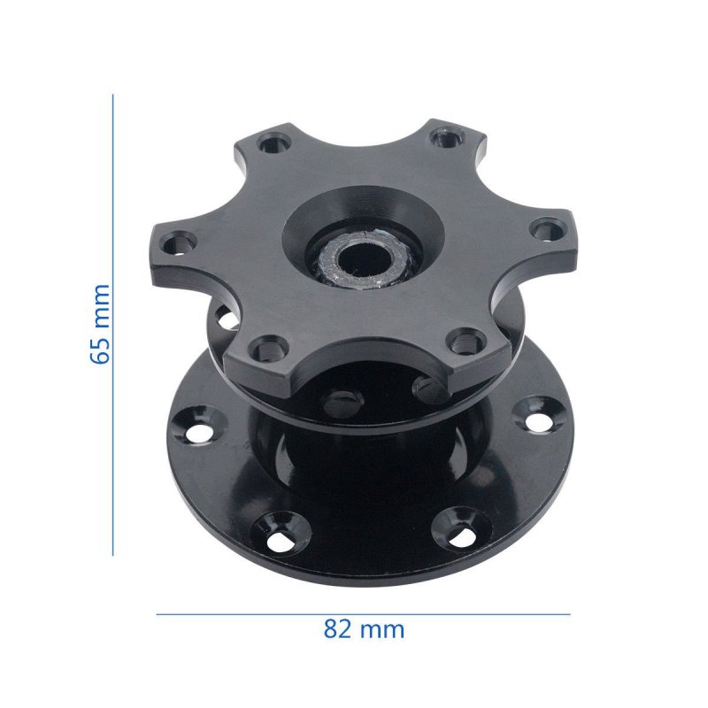 Maso Universal Quick Release Adapter Snap Off Steering Wheel Boss Hub Race Rally Motorsport Black