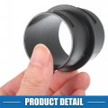 A Absopro Car Air Ducting Connector Straight Heater Duct Joiner Pipe 1 65 42mm Od Plastic Black