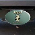Men Because Women Appreciate The Simple Things In Life Funny Humor Retro Oval Tow Trailer Hitch Cover Plug Insert