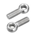 4pcs M10 X 35mm Lifting Eye Bolts 304 Stainless Steel Machinery Shoulder Swing Bolt Ring Eyebolt For Pipeline Gate Valves 