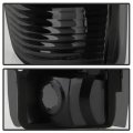 Acanii For 1987-1996 Ford Bronco F150 F250 F350 Pickup Truck Black Smoked Tail Lights Brake Lamps Pair Set Left Right Cyber V2