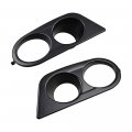 Astra Depot Ham Style Air Duct Fog Light Cover Replacement For Bmw E46 M3 2001-2006 Front Lower Bumper Lamp Frame Matte Black