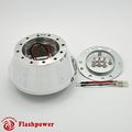 Flashpower Steering Wheel Adapter 6 Bolt Polished For Ford Mustang Focus 