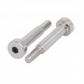 Uxcell 5pcs 304 Stainless Steel Hex Socket Shoulder Bolt 5mm Dia 20mm Length M4 Thread