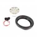 Fortpro 4 White Round Backup Led Light With 17 Leds And Clear Lens F235305 