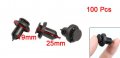 Uxcell 100pcs Auto Interior Push Expanding Screw Plastic Rivets For 10mm Hole