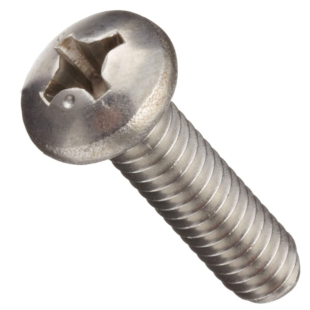 8-32 X 1 2 In Stainless Steel Pan Head Phillips Machine Screws Pack Of 100