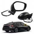 Dasbecan Passenger Right Side Mirror For Honda Civic Sedan Hatchback Sport Si Lx Ex 2022 2023 With Power Glass Manual Folding 