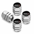 Ipick Image For Chevrolet Camaro Zl1 Logo In Black On Silver Hexagon Shape Aluminum Tire Valve Stem Caps