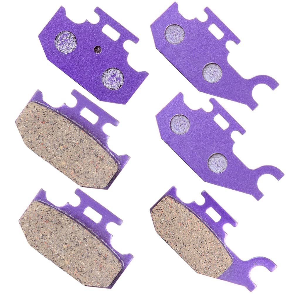 Front Brake Pads For Bombardier Ds650 2000 To 2006 Outlander 330 2004 2005 Quest And Traxter Atvs Fa307 Position 3 Pair Set