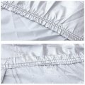 Uxcell 2xxl Silver Tone 170t Car Cover Outdoor Weather Waterproof Scratch Rain Snow Heat Resistant W Mirror Pocket