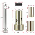 Danti Tk95029 Quick Hitch Adapter Bushing Kit And S07070200 Top Link Pin For Category I 3-point Tractors