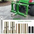 Danti Tk95029 Quick Hitch Adapter Bushing Kit And S07070200 Top Link Pin For Category I 3-point Tractors