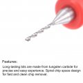 Uxcell Micro Pcb Drill Bit Set 1 8 Shank 0 9mm Solid Tungsten Carbide Cnc Engraving Print Circuit Board Bits Rotary Tool 10pcs