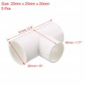 Uxcell Reducing Tee Pvc Pipe Fitting T-shaped Connector Slip 5pcs