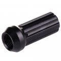 Ocpty Lug Nuts 24pcs Inches Tall 14x1 5 Black Spline Tuner Racing With 2 Keys Fits Ford Cadillac Chevy Gmc Hummer Jeep For