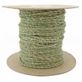 Cleverdelights Jute Twisted Twine 100 Yards Natural And Mint Color 3mm Diameter Eco-friendly String Rope 
