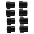 8x Wheel Tire Caps Air Valve Stem Cover Atv Utv Truck Car Punisher Skull Black White