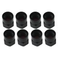 8x Wheel Tire Caps Air Valve Stem Cover Atv Utv Truck Car Punisher Skull Black White