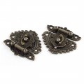 A15060800ux0256 56mmx50 Mm Vintage Style Box Suitcase Catch Lock Hook Latch Pack Of 2 
