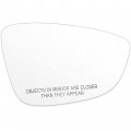 Aintier Passenger Side Door Mirror Glass W Plate Compatibleith 2012 For V W Passat Usa W Heated Right Exterior Replacement