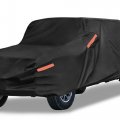 X Autohaux Truck Car Cover For Jeep Gladiator Jt 2020 2021 2022 Outdoor Waterproof Sun Rain Dust Wind Snow Protection Black