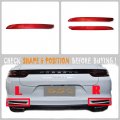 Trimla Rear Reflector For 17-21 Porsche Panamera 971 Fit Base Turbo Gts Sport S 4s 3 0l 6l 4 8l 2017 2018 2019 2020 2021 Bumper