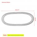 Topteng Drive Belt Replacement For Yamaha Zuma 125 2009-2015 Scooter Y Bws 125 5s9-e7641-00