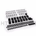 Silver Round Normal Fairing Bolts Screw Kit For 2002 2003 Yzf R1 Yzf-r1 Billet Aluminum Hardware Set