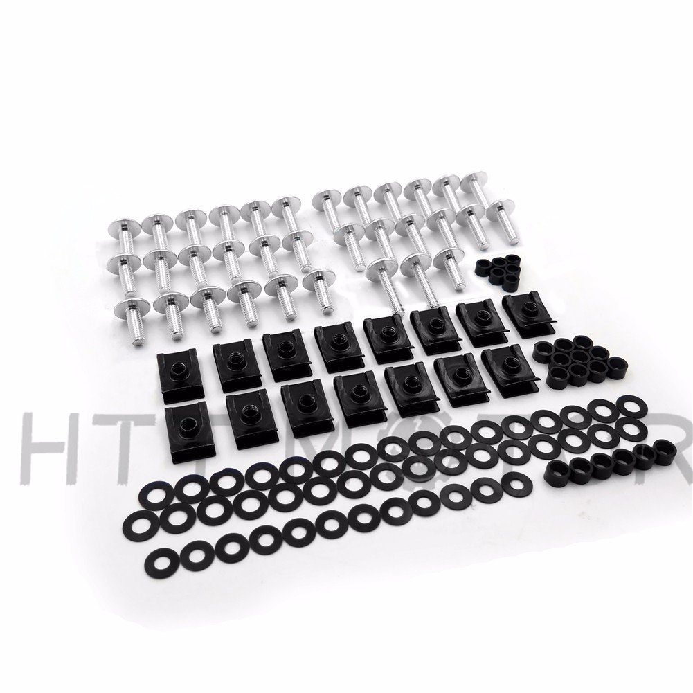 Silver Round Normal Fairing Bolts Screw Kit For 2002 2003 Yzf R1 Yzf-r1 Billet Aluminum Hardware Set