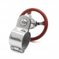Uxcell Auto Car Steering Wheel Knob Handle Power Turning Ball Parts Brown