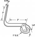 Prime-line B 571 1 In Steel Screen Door Tension Spring With Roller 2 Pack