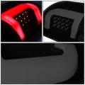 Auto Dynasty Pair Of Black Smoke Lens 3d Led Stripe Bar Tail Lights Brake Reverse Lamps Compatible With Ford F150 Lobo 04 05 06