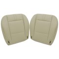 Front Driver And Passenger Bottom Seat Covers For Bmw X3 2003 2010 Sand Beige Microfiber Leather Custom Fit E83zy01x2 