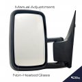 Spieg Driver Side Mirror Replacement For Dodge Mercedes Freightliner Sprinter 2000-2006 Manual Adjustment Non Heated Black