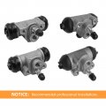 Front Rear Brake Wheel Cylinders All 4 Fit For Kawasaki Kaf300 Mule 500 520 550 1991-2004