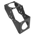 Truck Cab Satellite Antennas Mount Bracket For King Quest Built-in Shock Absorber Powder Coated Aluminium Paintable 