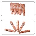 67 Pcs Tig Welding Torch Kit Alumina Nozzle Collets Stubby Gas Lens Fittings Fit For Wp-17 18 26