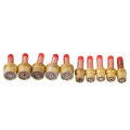 67 Pcs Tig Welding Torch Kit Alumina Nozzle Collets Stubby Gas Lens Fittings Fit For Wp-17 18 26