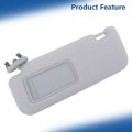 Driver Side Sun Visor With Mirror Gray Replacement For Corolla 2007 2013 Part Number 74320-02711-e0
